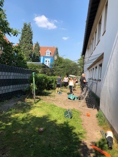 Gartenaktion in der Kita Zugstrasse